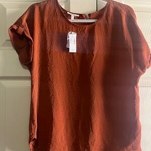 Maurices Brown Blouse S